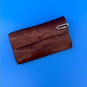 DKNY Brown Genuine Leather Wallet